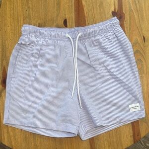 Calvin Klein Striped Swim Shorts